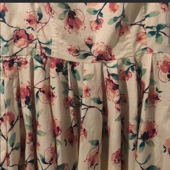 white floral summer dress - Picture 2 of 5